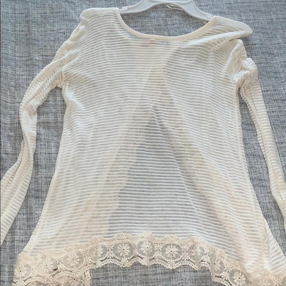 White open back top from Bloomingdales